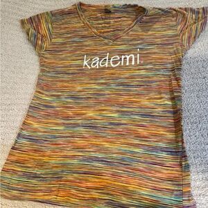 J. America Multicolor Striped Tee